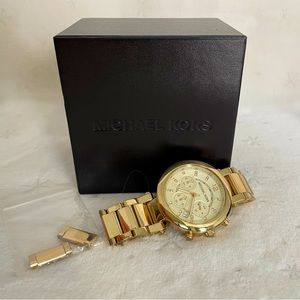 Yellow Gold Michael Kors Watch